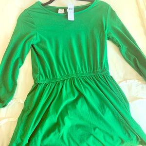 Girls gap dress green spring!